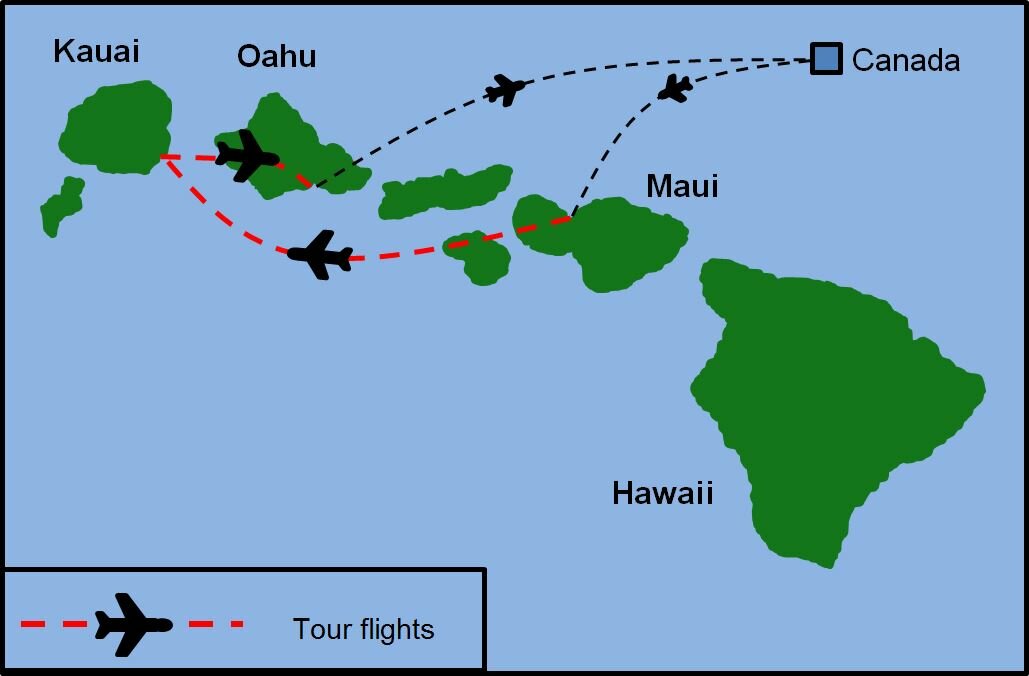 hawaii map